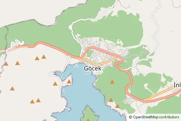 Mapa Göcek