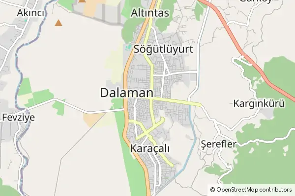 Mapa Dalaman