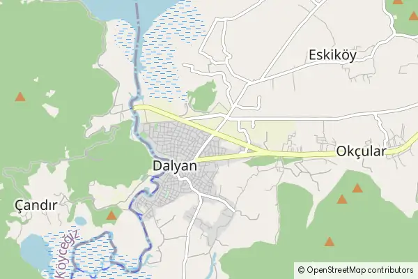 Mapa Dalyan