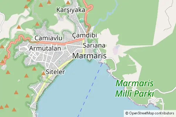 Mapa Marmaris