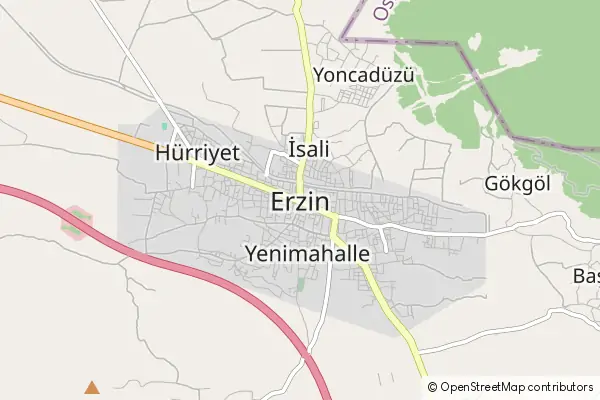 Mapa Erzin