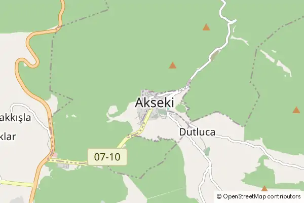 Mapa Akseki