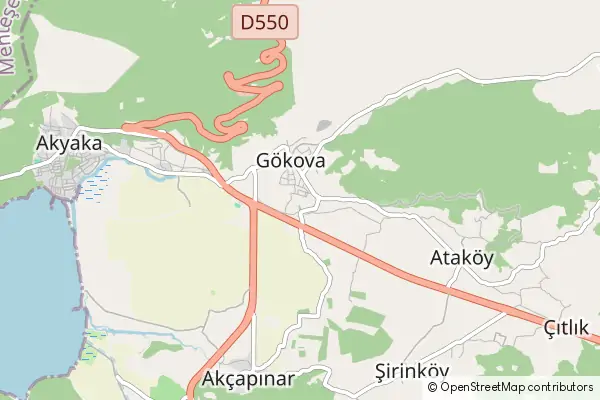 Mapa Gökova