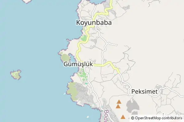 Mapa Gümüşlük