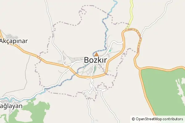 Mapa Bozkir