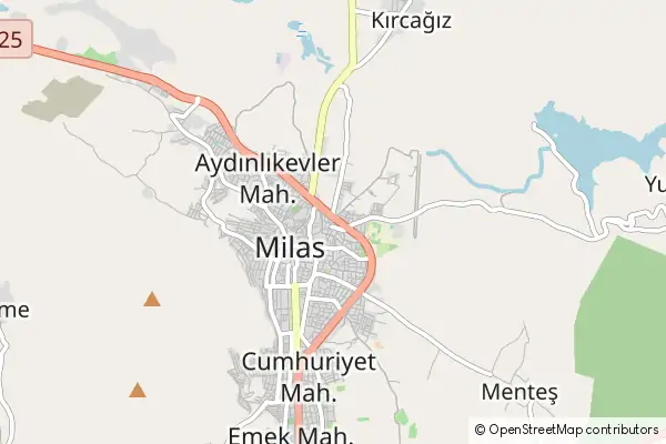 Mapa Milas