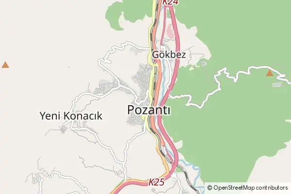 Mapa Pozanti