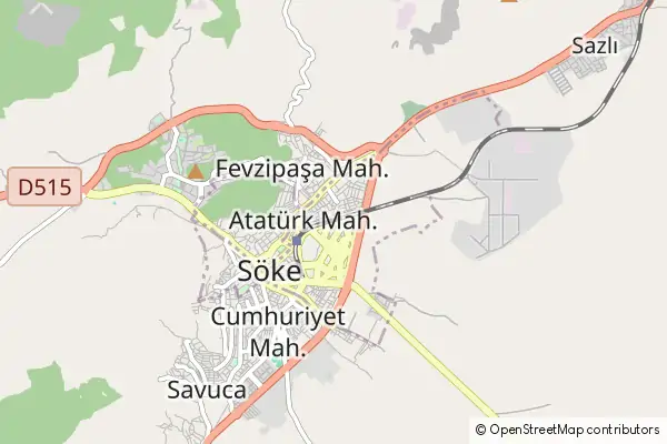 Mapa Söke