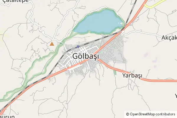 Mapa Golbasi