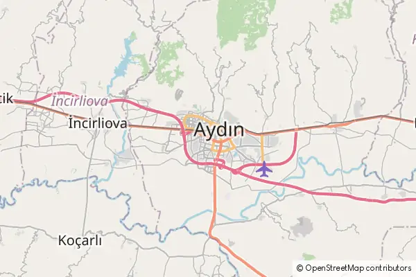 Mapa Aydin