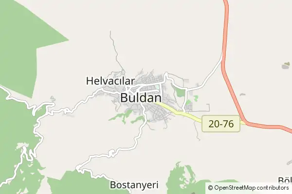 Mapa Buldan