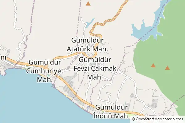 Mapa Gümüldür