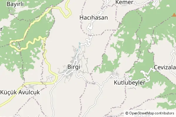 Mapa Birgi