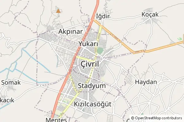 Mapa Çivril