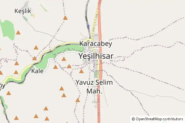 Mapa Yeşilhisar