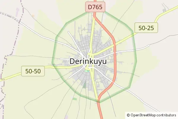 Mapa Derinkuyu