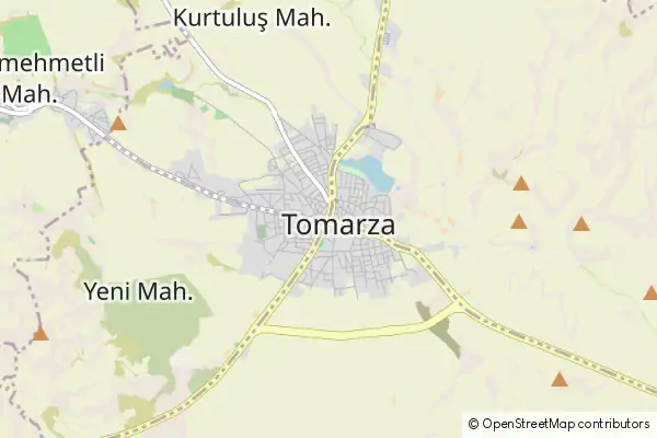 Mapa Tomarza