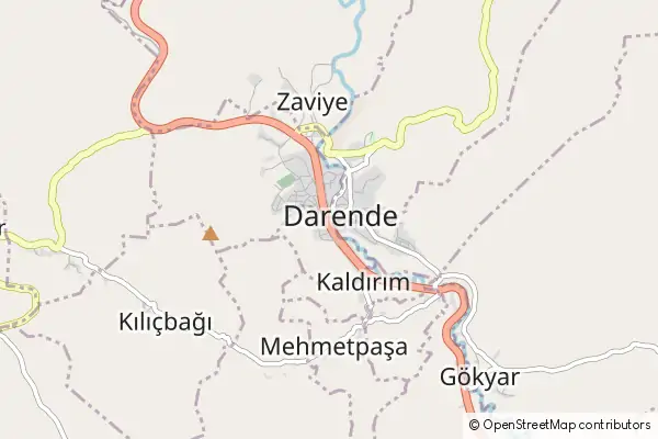 Mapa Darende