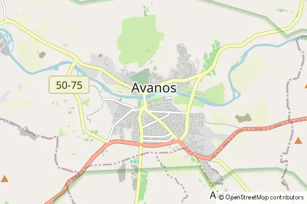 Mapa Avanos