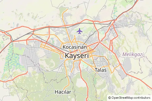 Mapa Kayseri