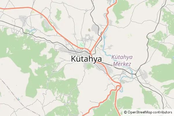 Mapa Kütahya