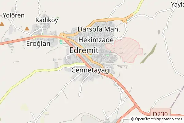 Mapa Edremit