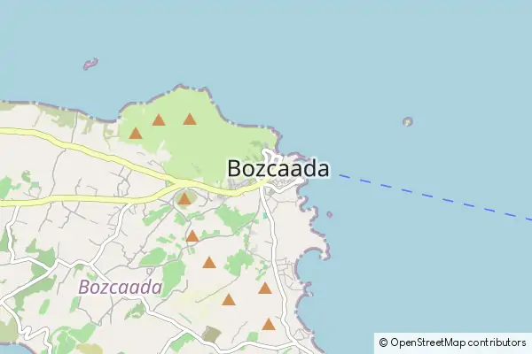 Mapa Bozca