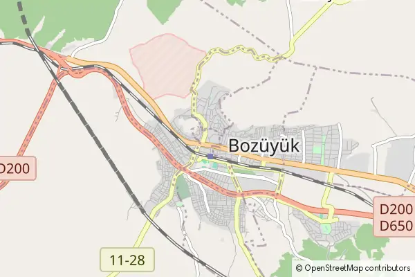 Mapa Bozüyük