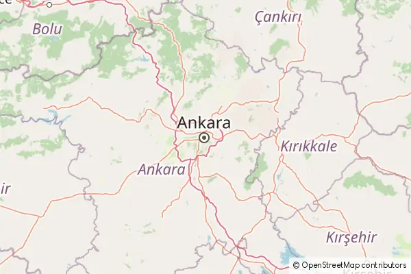 Mapa Ankara