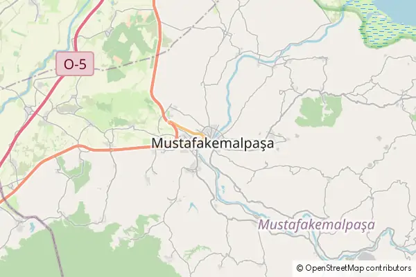 Mapa Mustafakemalpaşa