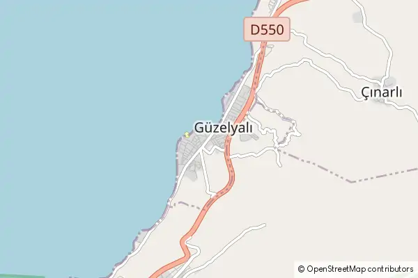 Mapa Guzelyali