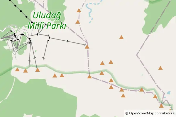 Mapa Park Narodowy Uludag