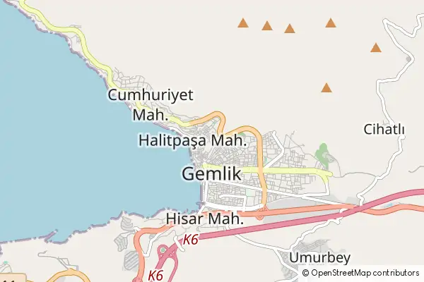 Mapa Gemlik