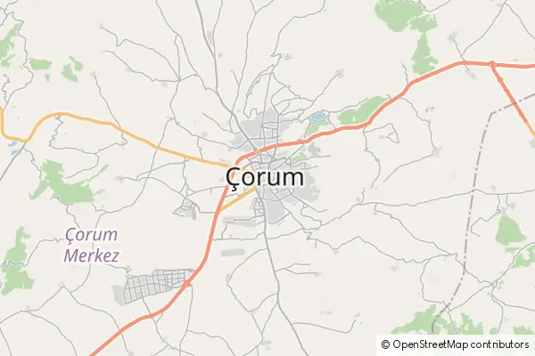 Mapa Çorum