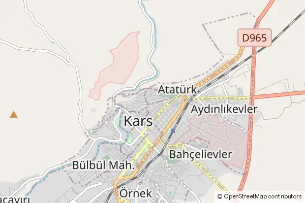 Mapa Kars