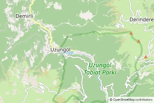 Mapa Uzungöl