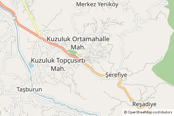 Mapa Kuzuluk