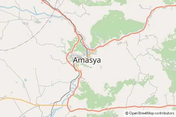 Mapa Amasya