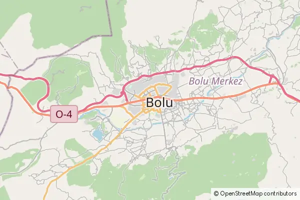 Mapa Bolu