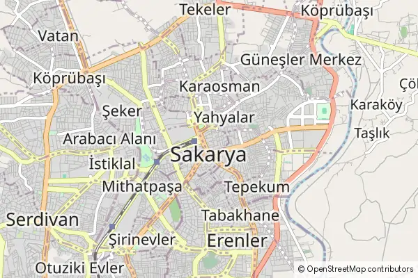 Mapa Sakarya