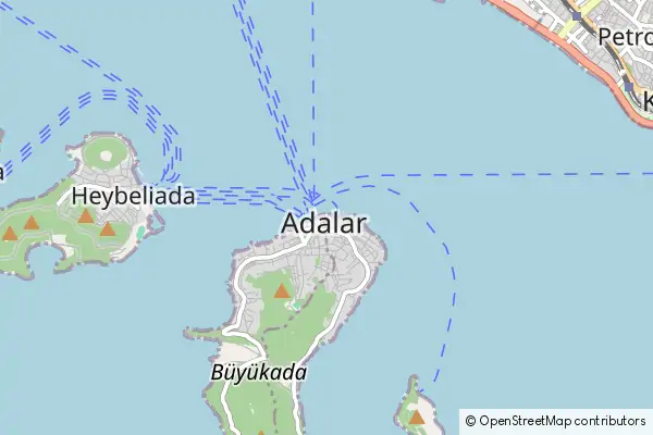 Mapa Adalar