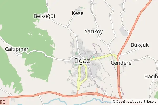 Mapa Ilgaz