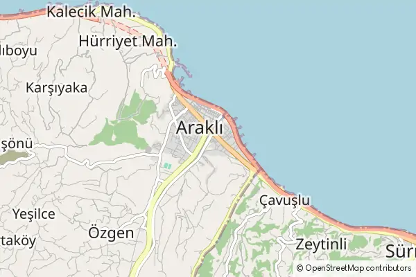 Mapa Arakli