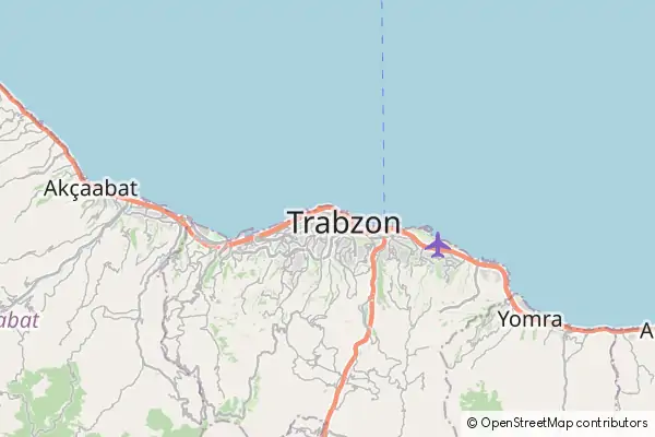 Mapa Trabzon