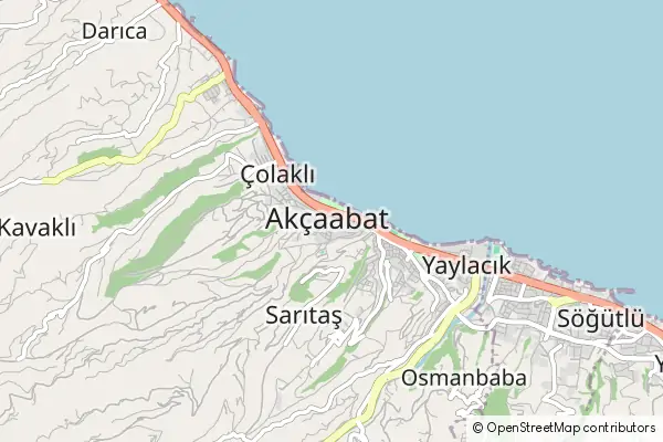 Mapa Akçaabat