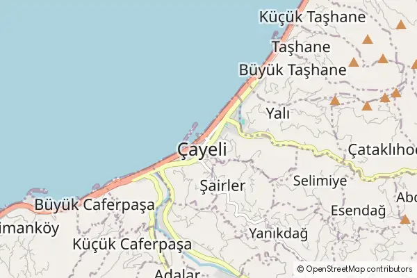 Mapa Çayeli