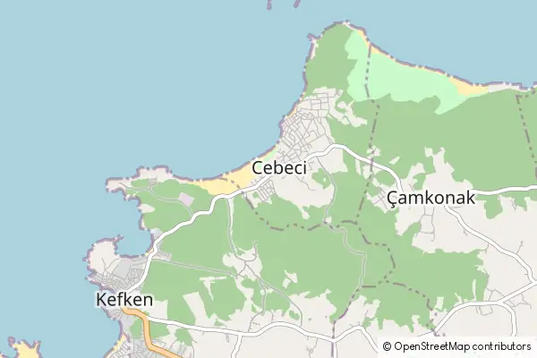 Mapa Cebeci