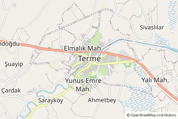 Mapa Terme