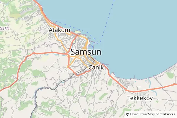 Mapa Samsun