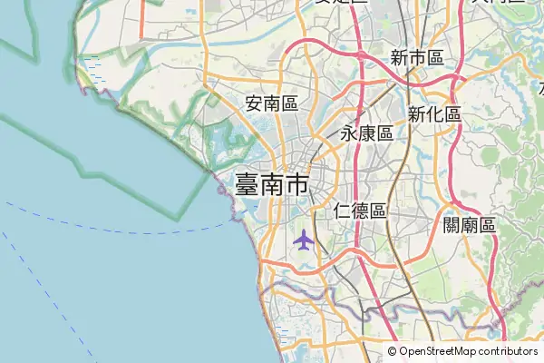 Mapa Tainan